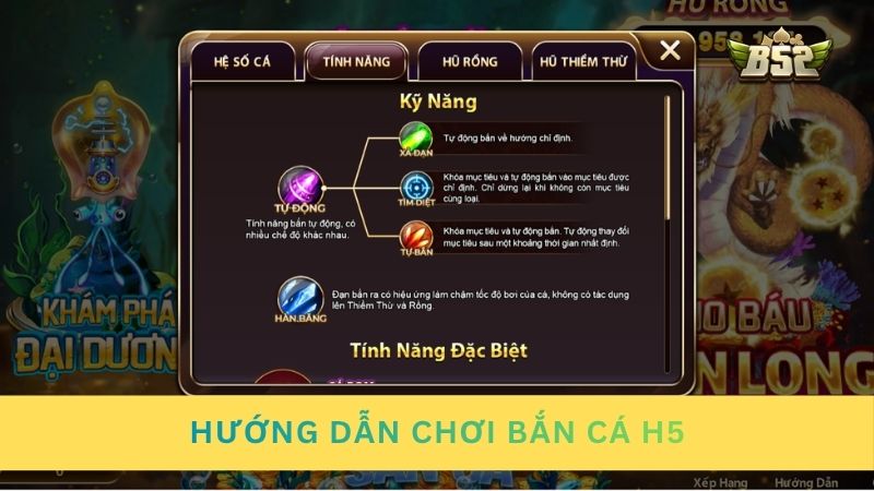 Hướng dẫn chơi bắn cá H5