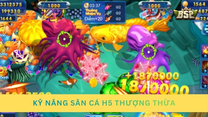Kỹ năng săn cá H5 thượng thừa