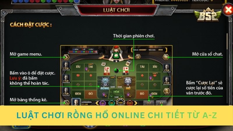 Luật chơi Rồng Hổ trực tuyến chi tiết từ A-Z cho người mới