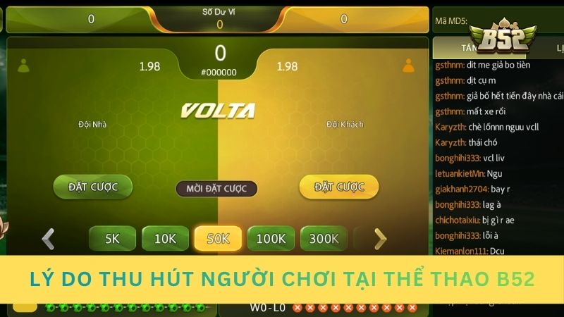 Lý do thu hút người chơi cá cược thể thao tại B52