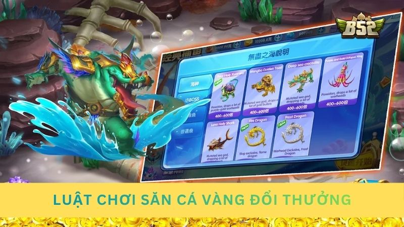 Luật chơi săn cá Vàng đổi thưởng đầy đủ nhất